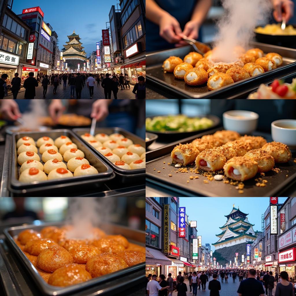 Exploring Osaka Street Food and Sights