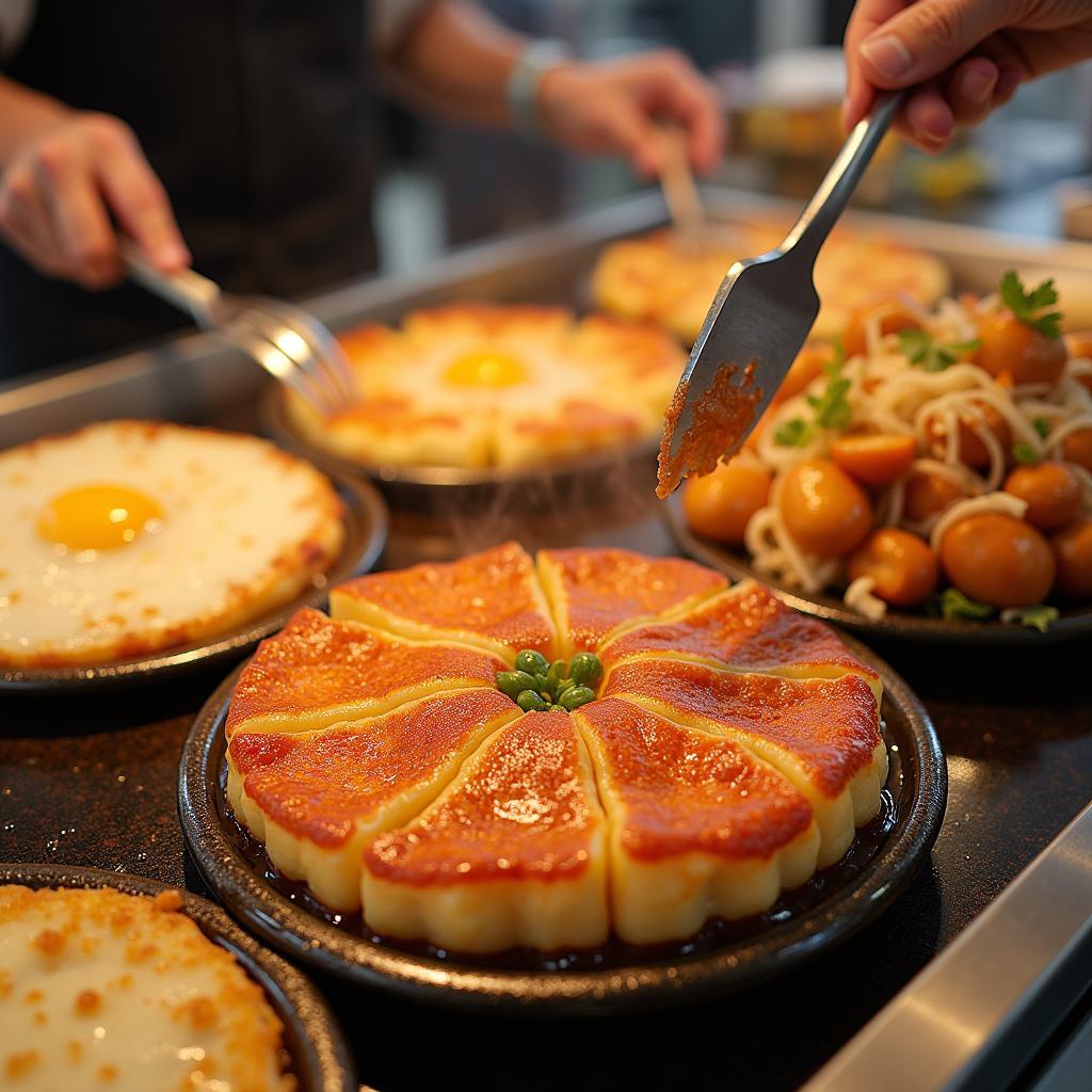 Osaka Street Food Delights: Takoyaki and Okonomiyaki