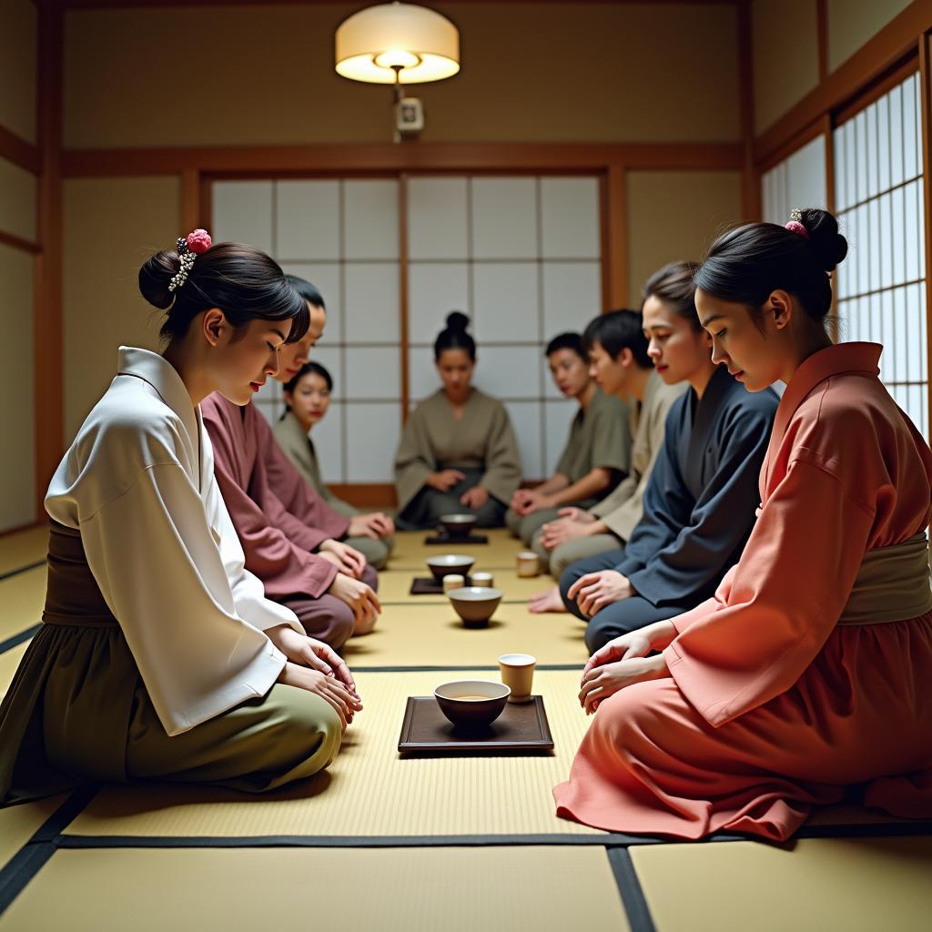 Participating in a Japanese Tea Ceremony