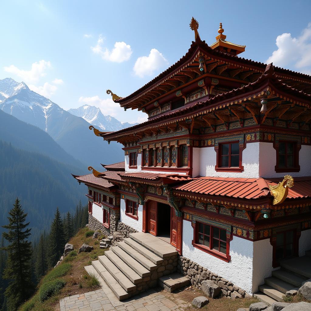 Pelling Pemayangtse Monastery in Sikkim