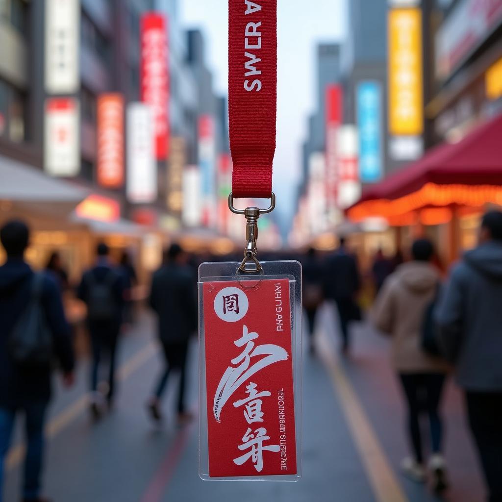 Personalized Lanyard for Japan Travel