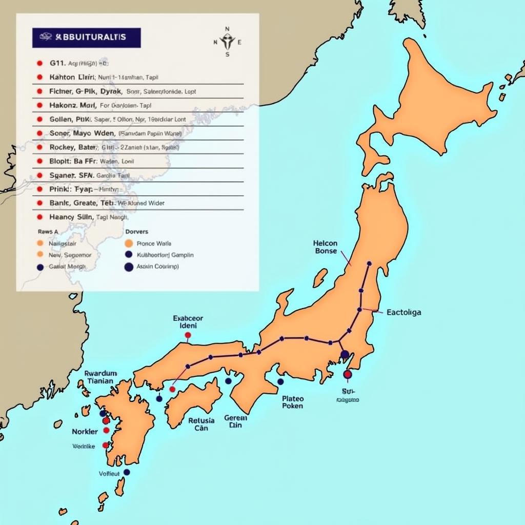 Planning Your Japan Trip with Map and Itinerary