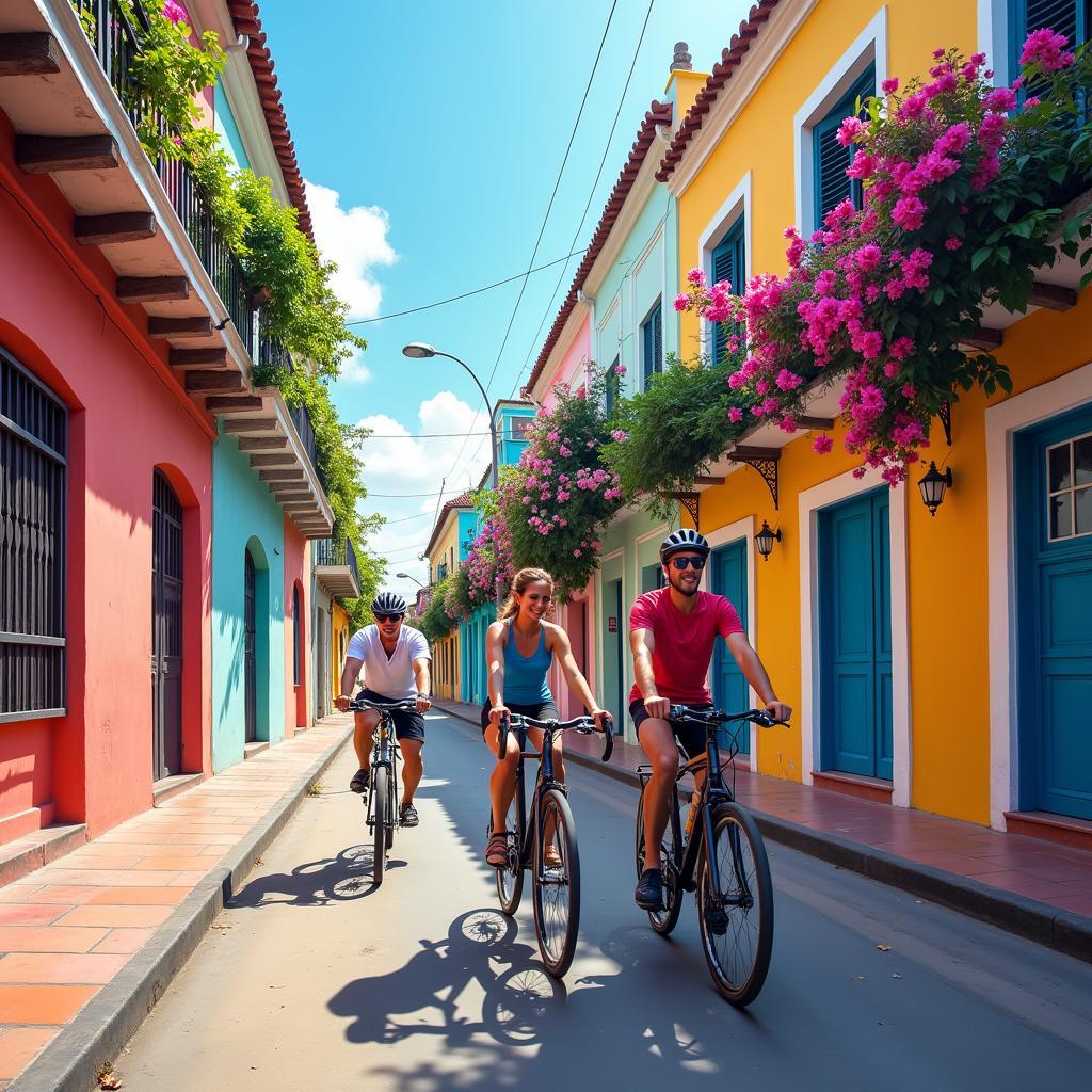 Pondicherry Bike Tour in French Quarter