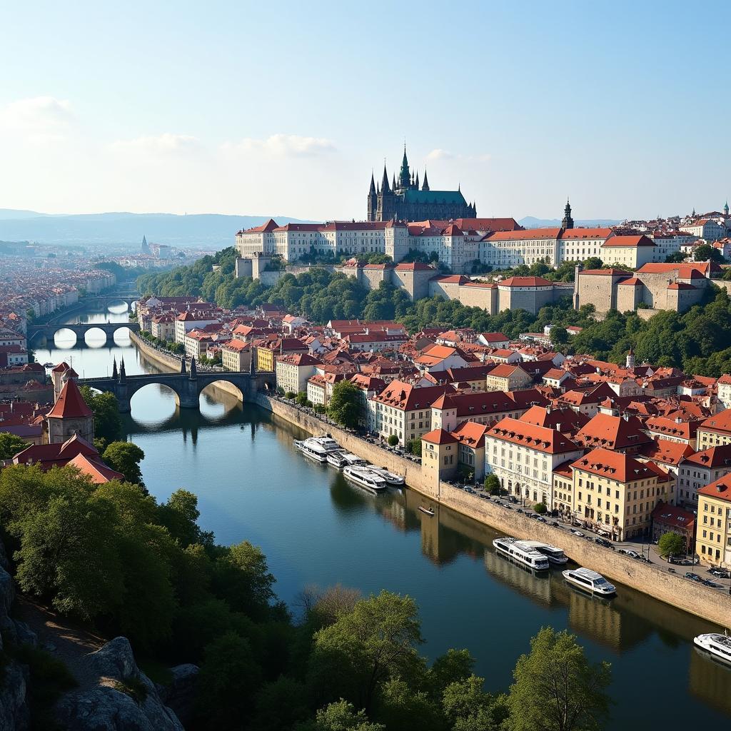 Prague Castle Panoramic View