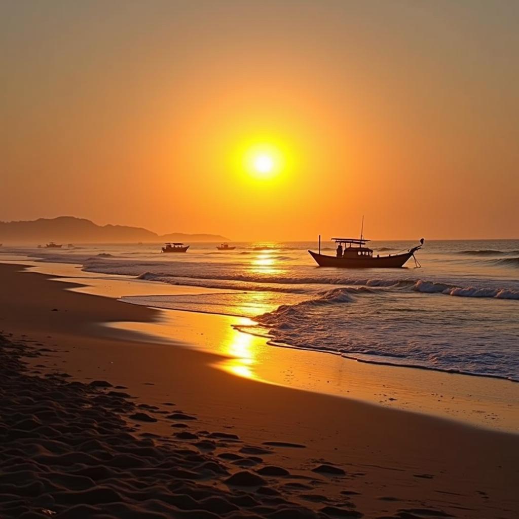 Puri Beach Sunrise Serene View