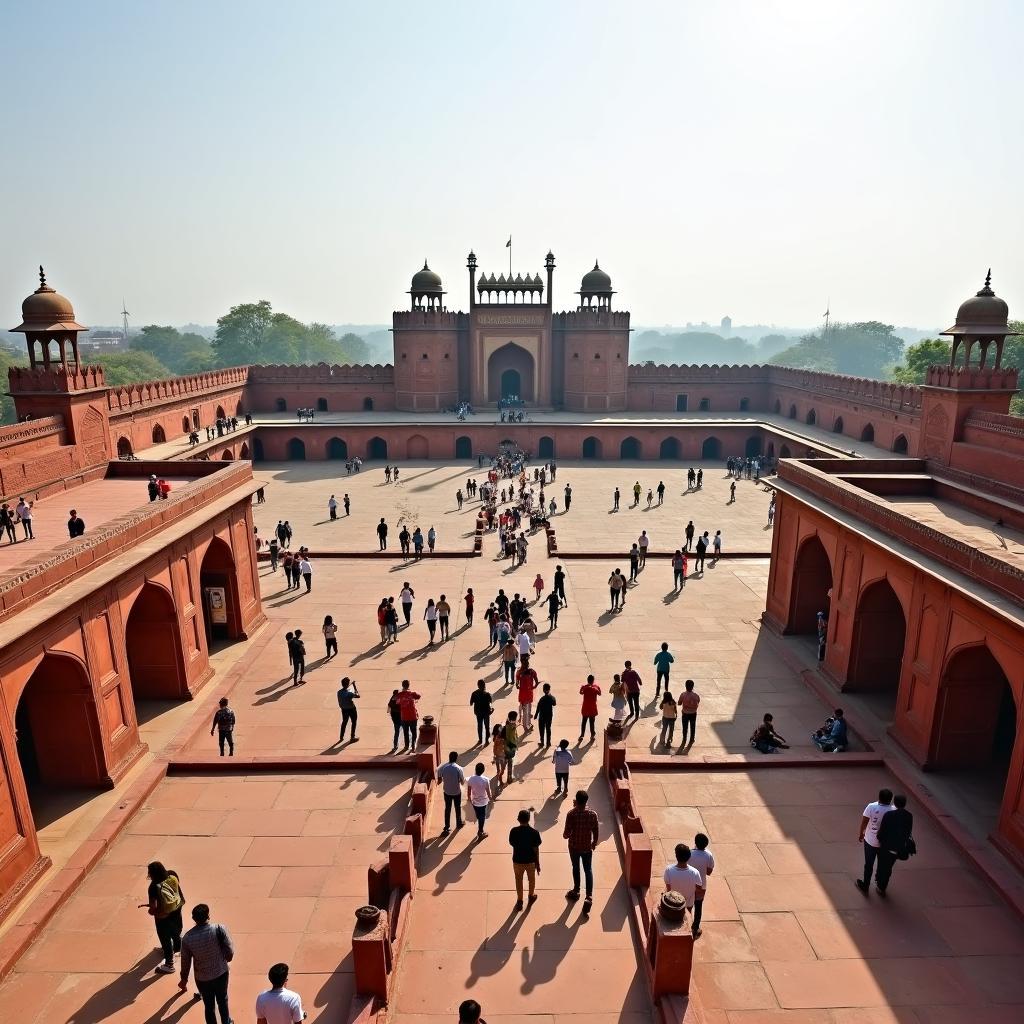 Red Fort in Delhi during a 3-day tour