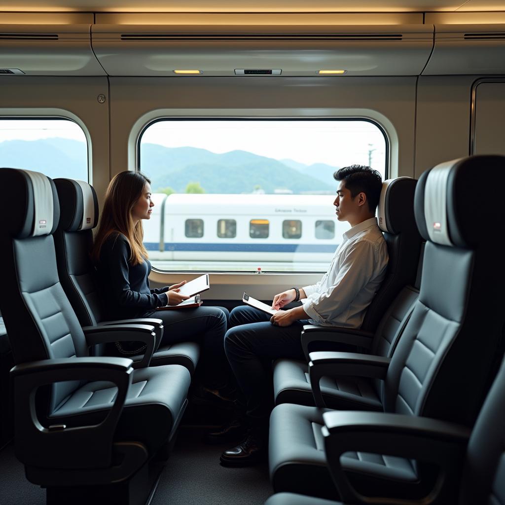 Riding the Shinkansen Bullet Train in Japan