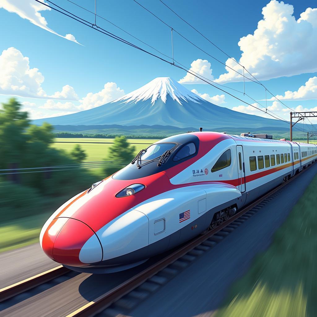 Riding the Shinkansen Bullet Train