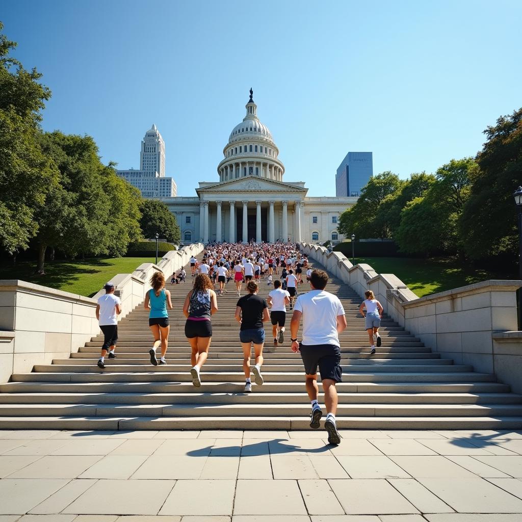 Rocky Steps at the Philadelphia Museum of Art