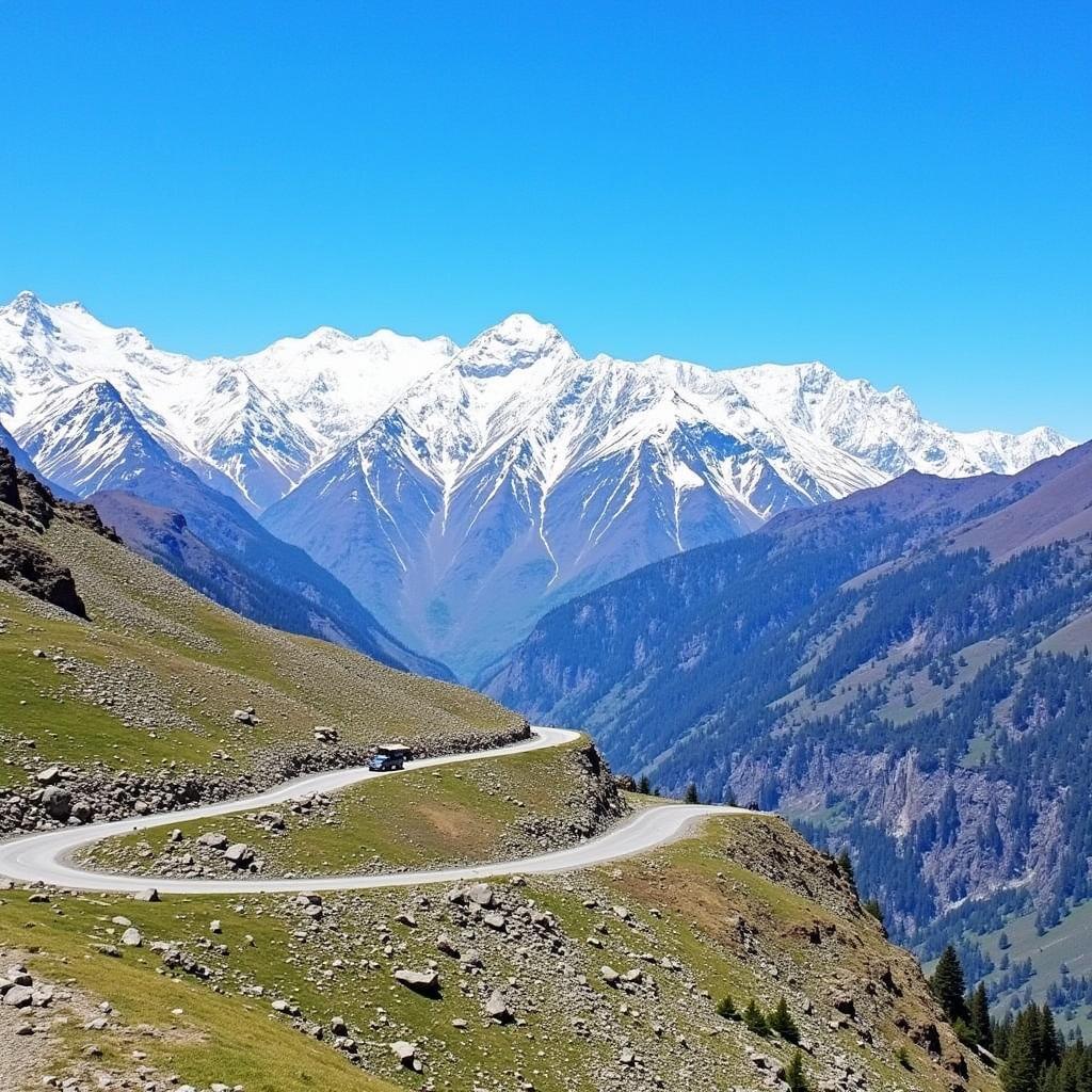 Rohtang Pass Scenic View