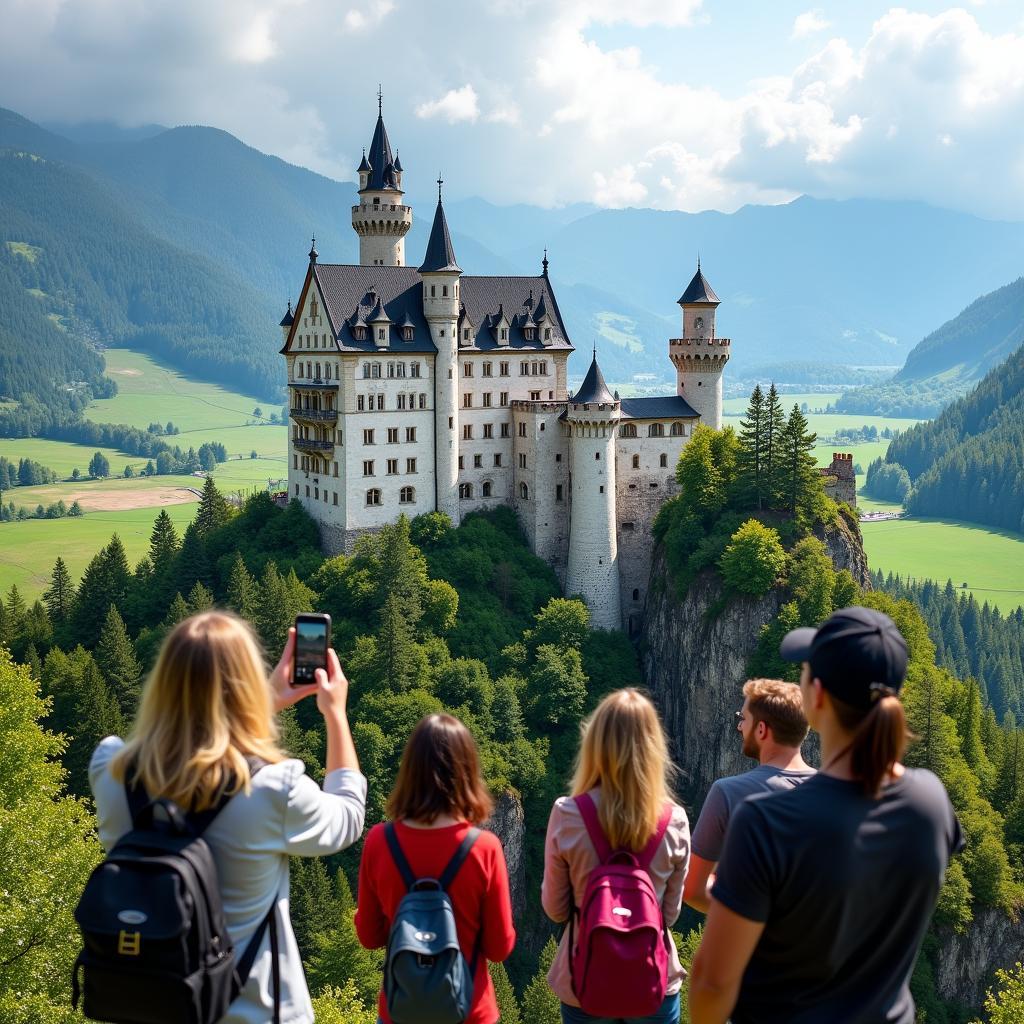 Romania group tours exploring a Transylvanian castle