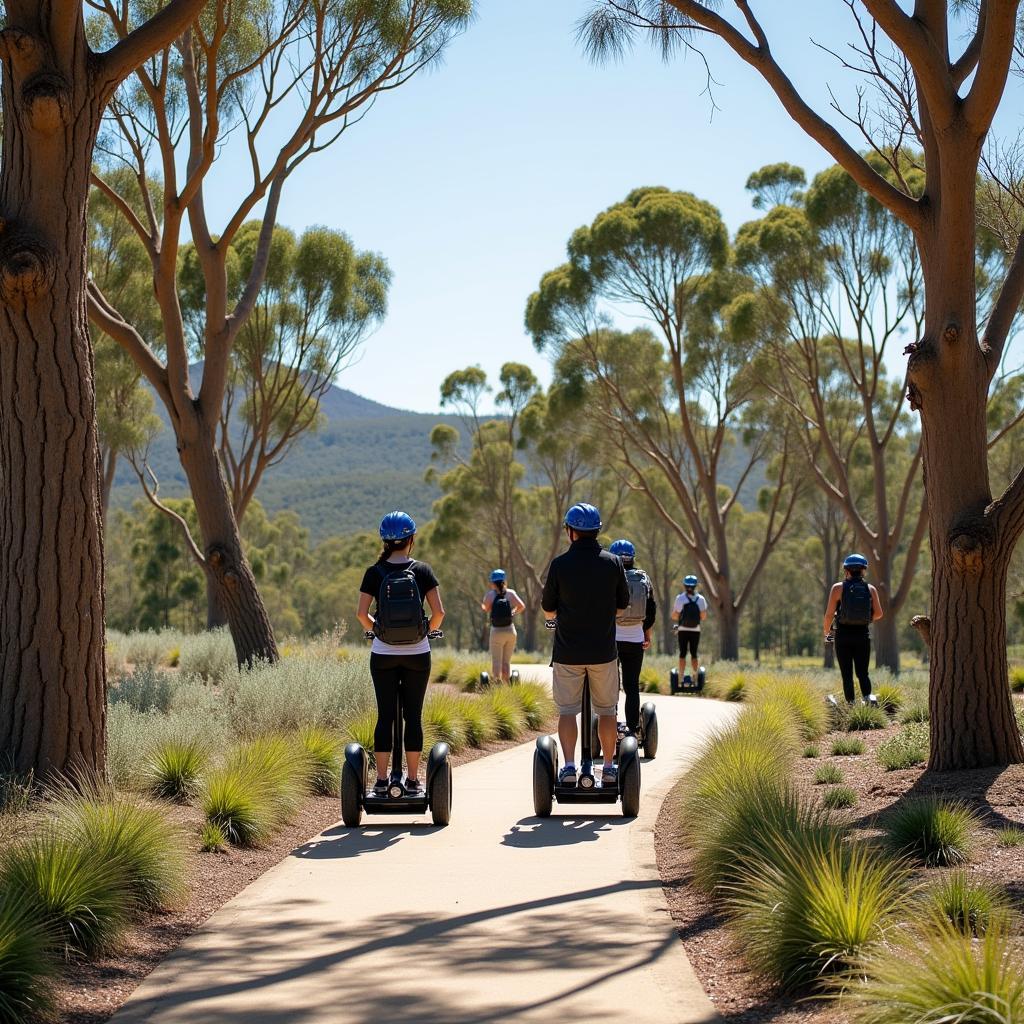 Segway tour at the National Arboretum in Canberra