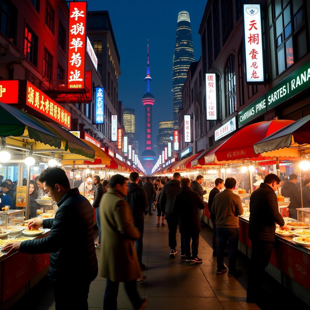 Shanghai Street Food Night Market