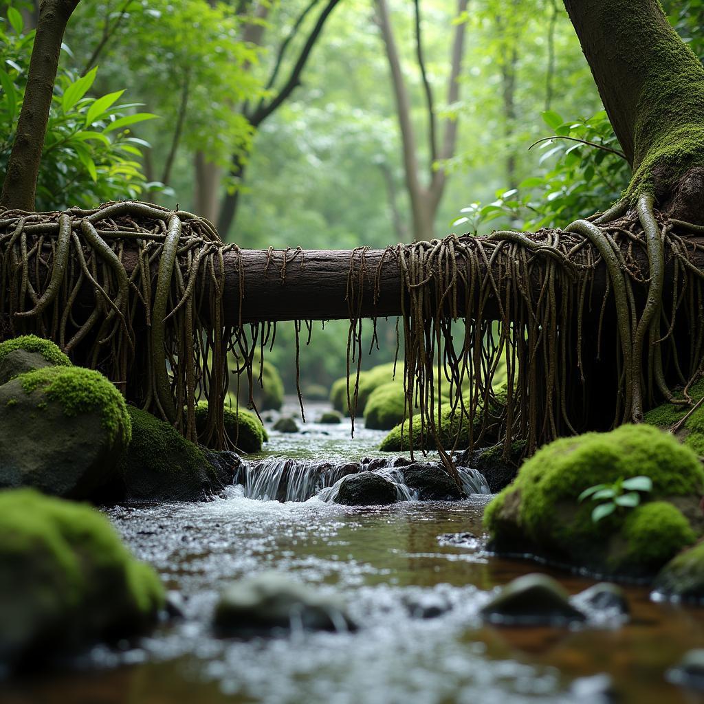 Living root bridges in Shillong Cherrapunji