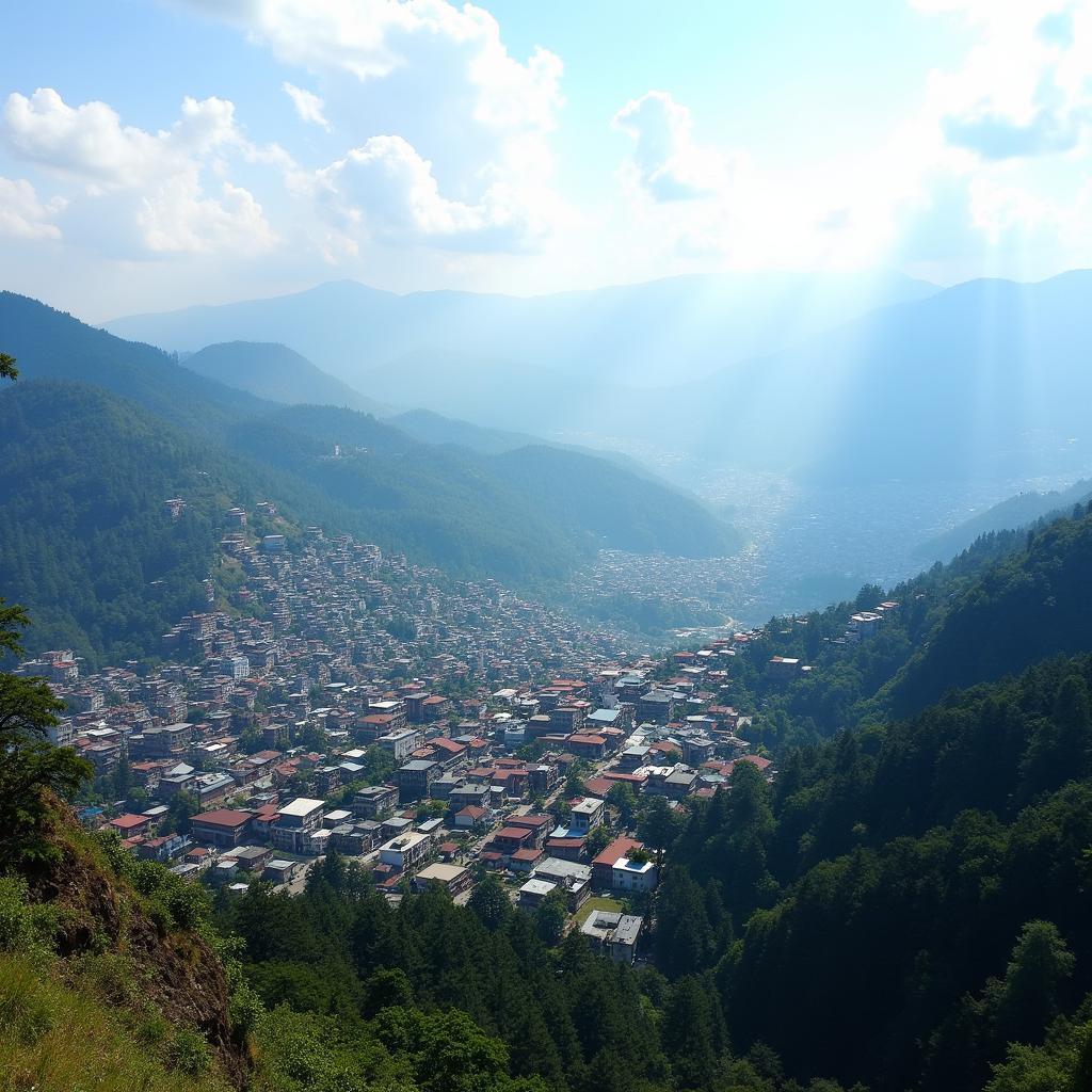 Panoramic View of Shimla