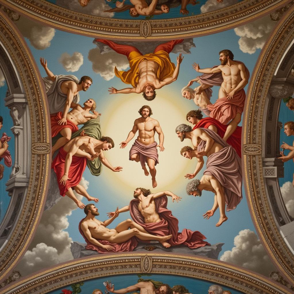 Michelangelo's frescoes on the Sistine Chapel ceiling