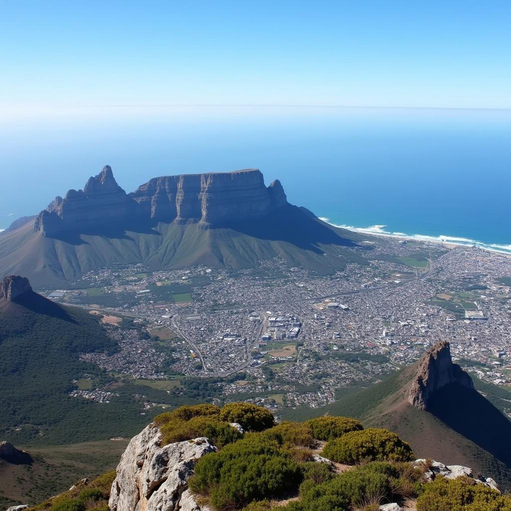 Table Mountain in Cape Town, South Africa