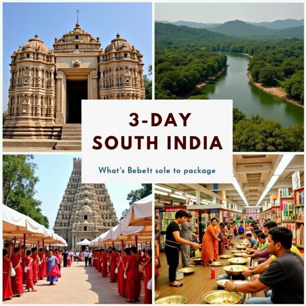 South India 3 Day Tour Overview