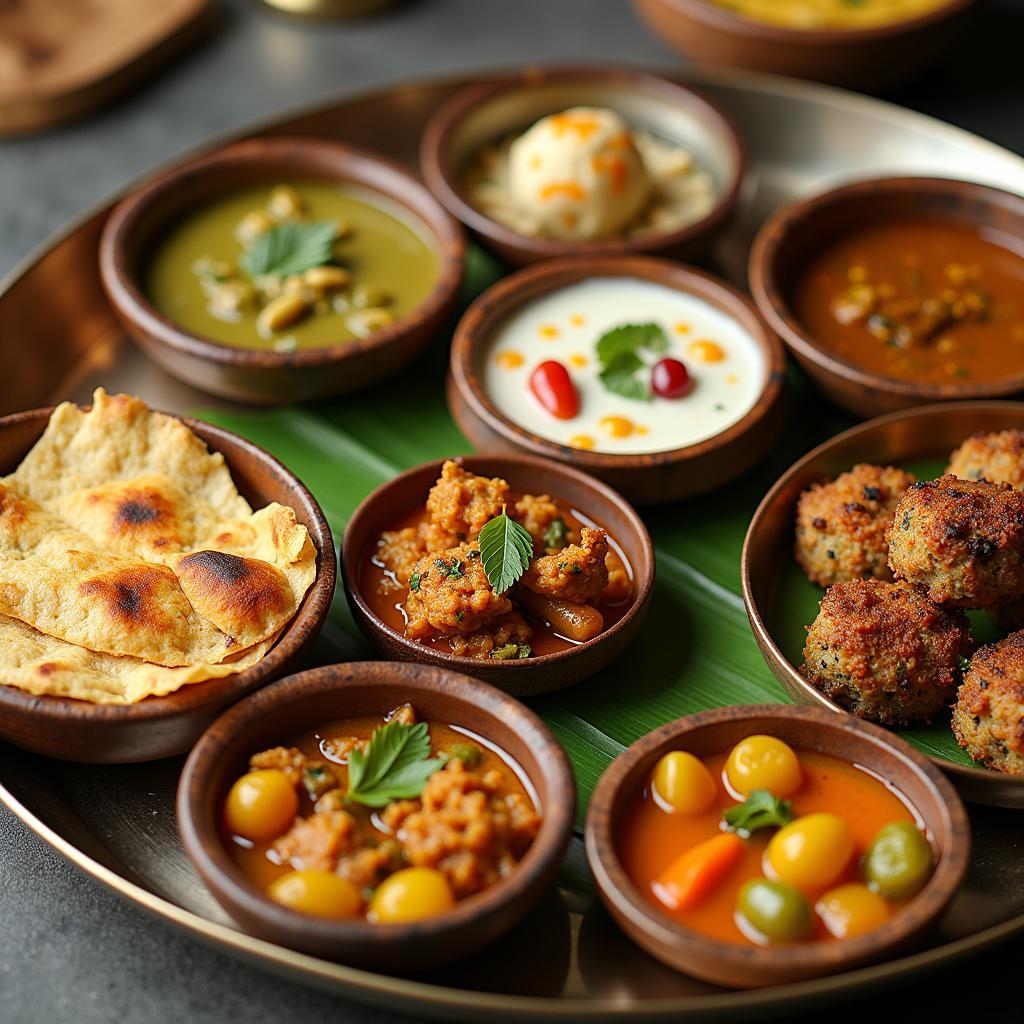 Traditional South Indian Thali