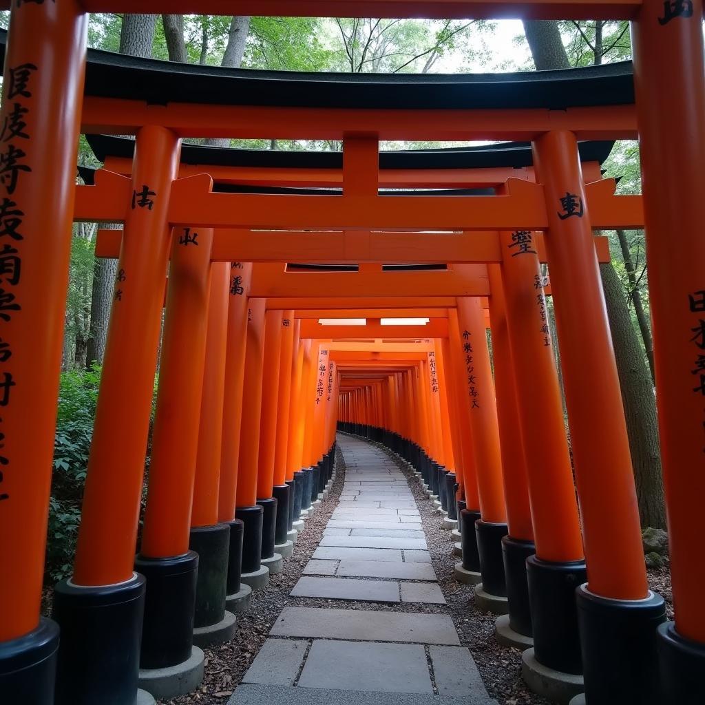 Spiritual Japan: Fushimi Inari Shrine's Torii Gates