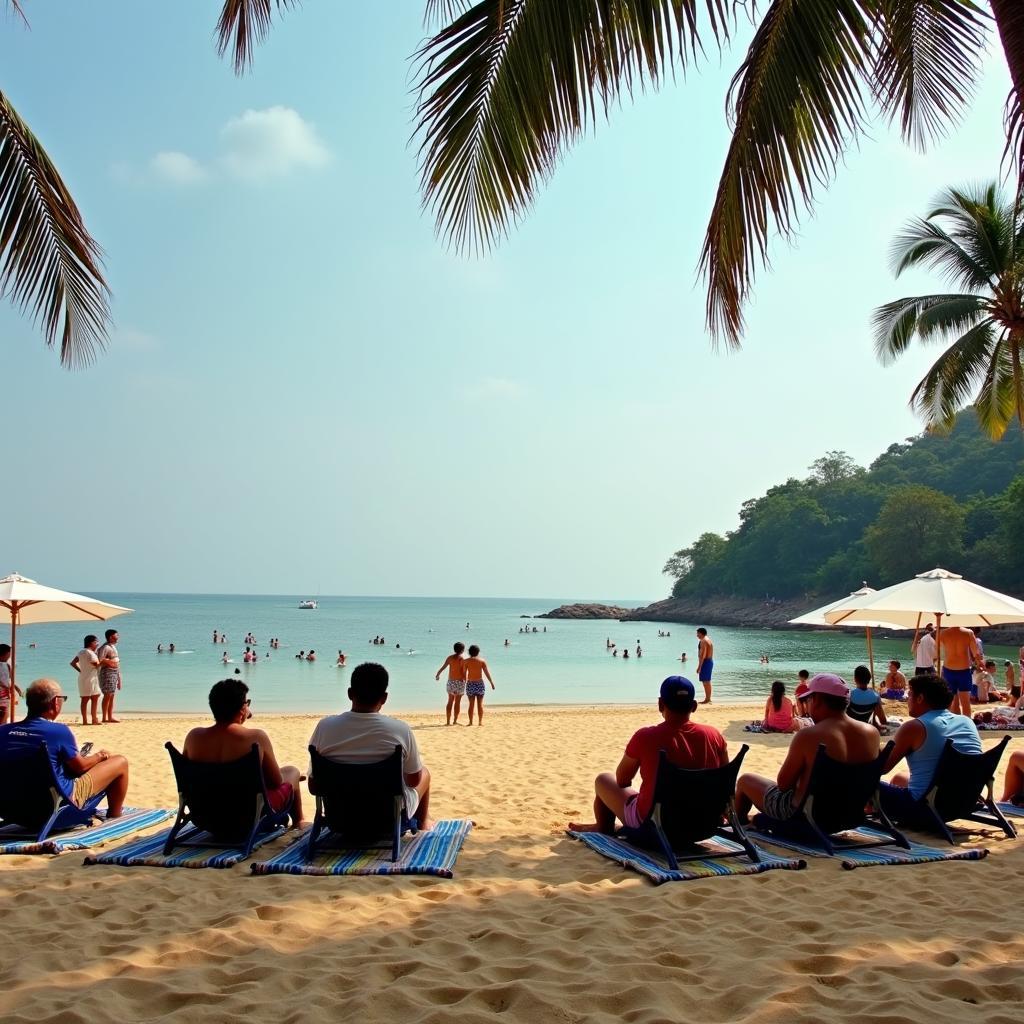 Relaxing on Sri Lanka's Beaches After Watching the Indian Cricket Team