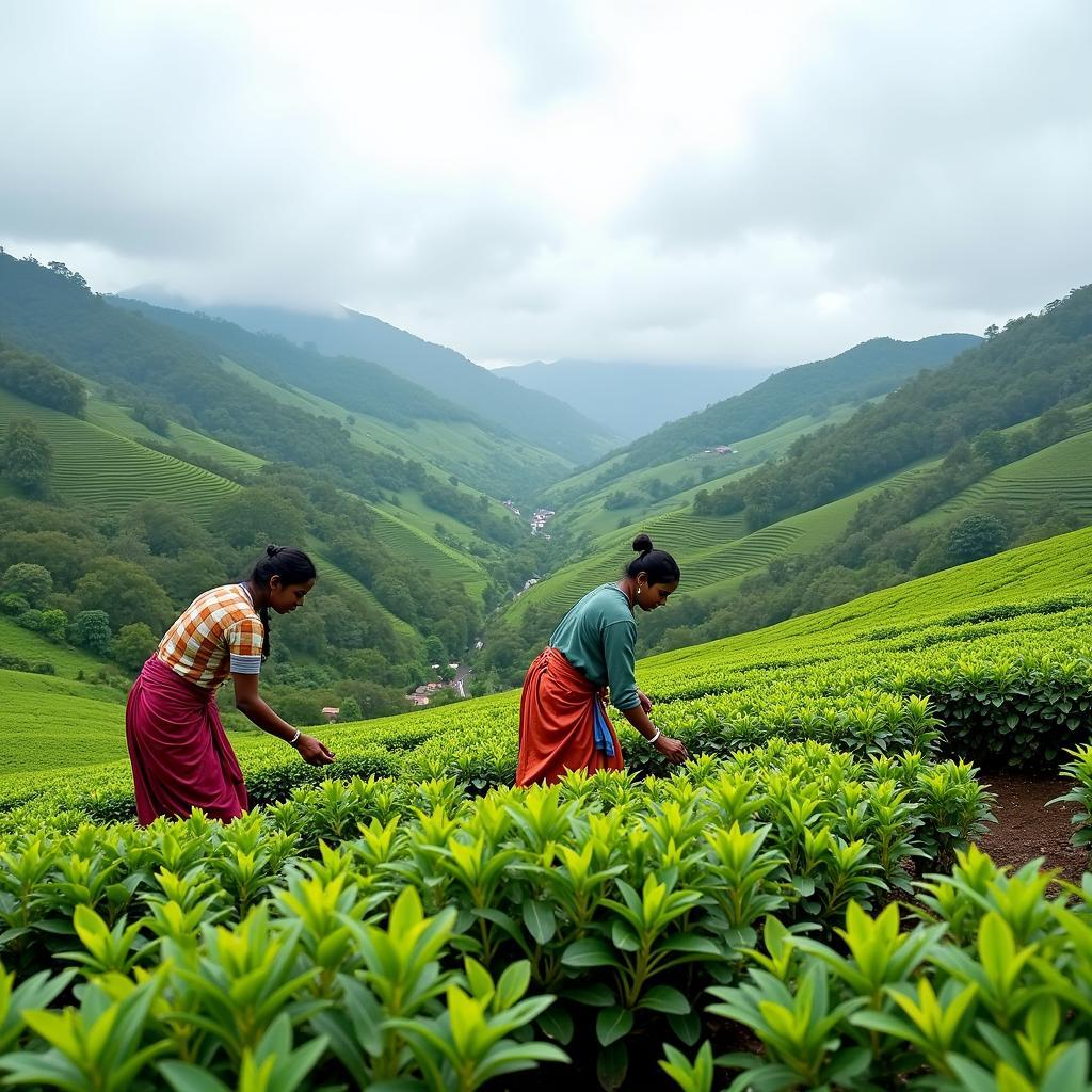 Experiencing the world-famous Ceylon tea plantations in Nuwara Eliya