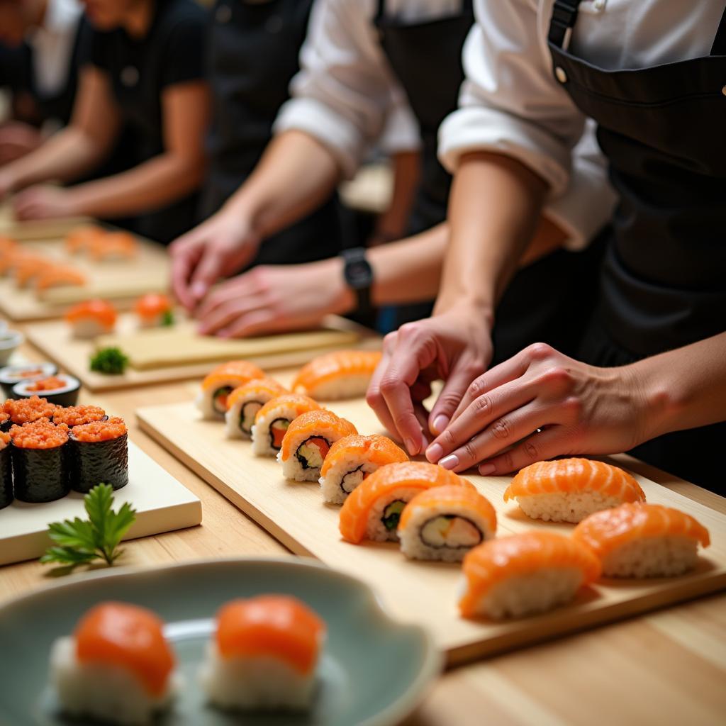 Learning Sushi Making with Satou Toure