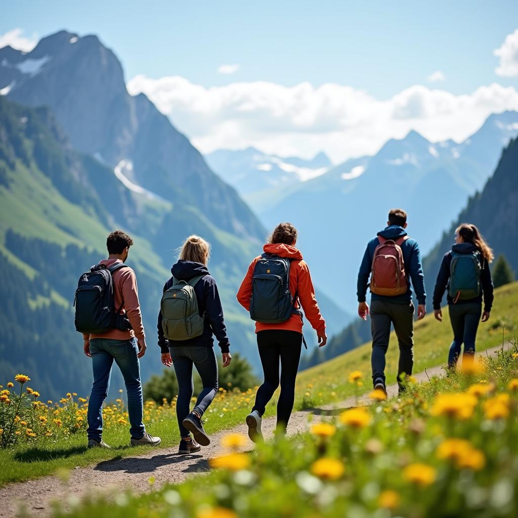 Swiss Alps Student Hiking Trip