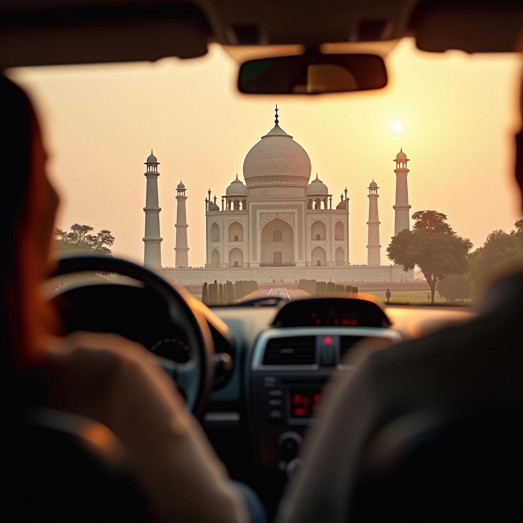 Taj Mahal Sunrise Tour Car from Delhi