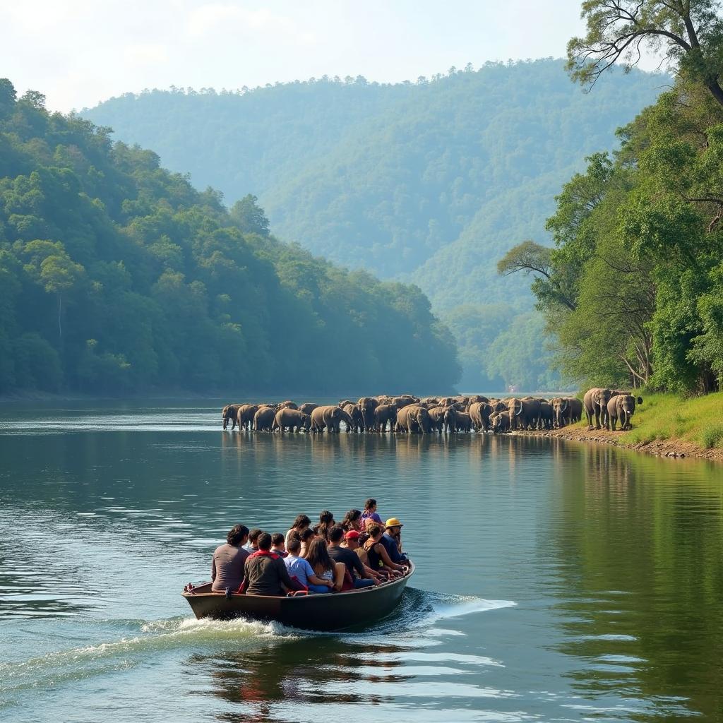 Wildlife Safari on Periyar Lake, Thekkady, Kerala