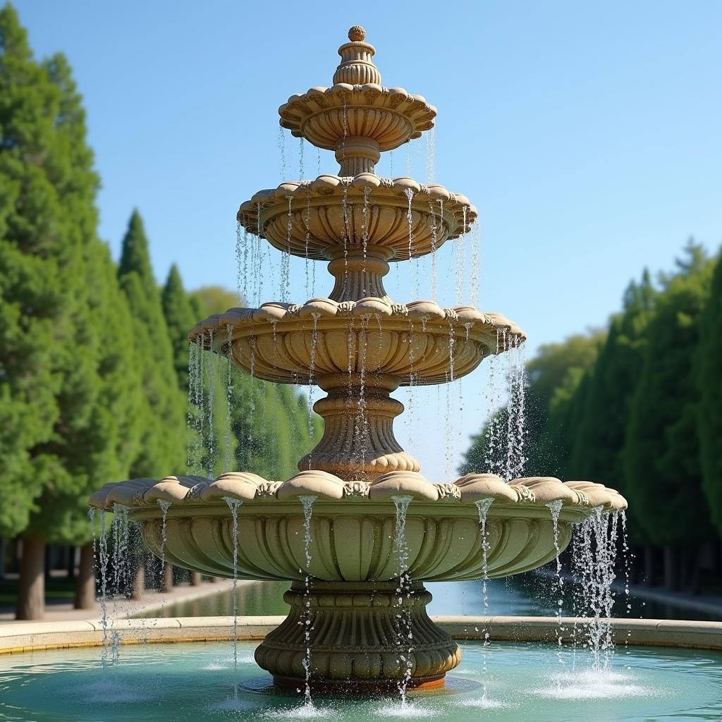 The Majestic Eleven-Tiered Fountain at Tirta Gangga