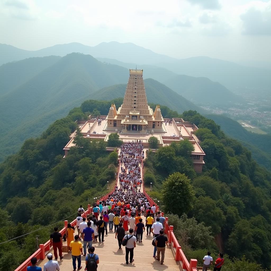 Tirupati Balaji Temple View