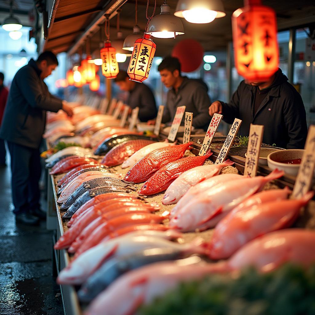 Visiting the Bustling Tokyo Fish Market