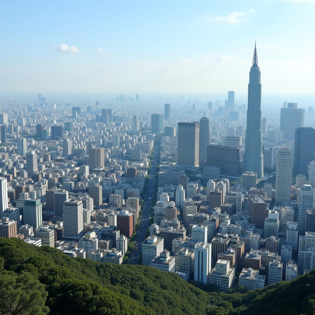 Tokyo Metropolitan Government Building Panoramic View