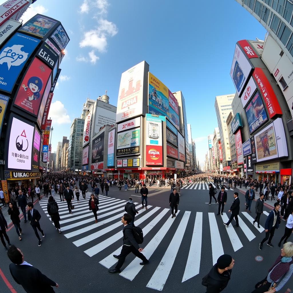 Tokyo Shibuya Crossing 360 Virtual Tour Experience