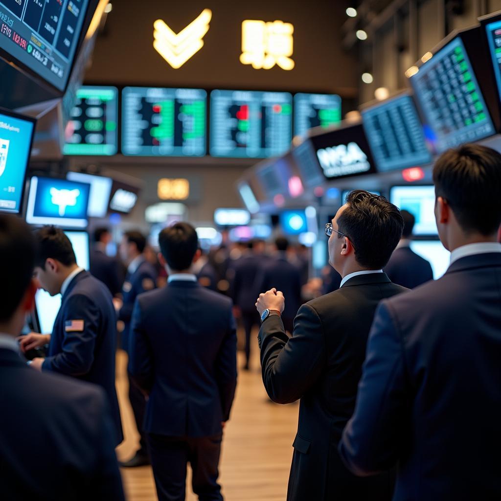 Tokyo Stock Exchange Trading Floor