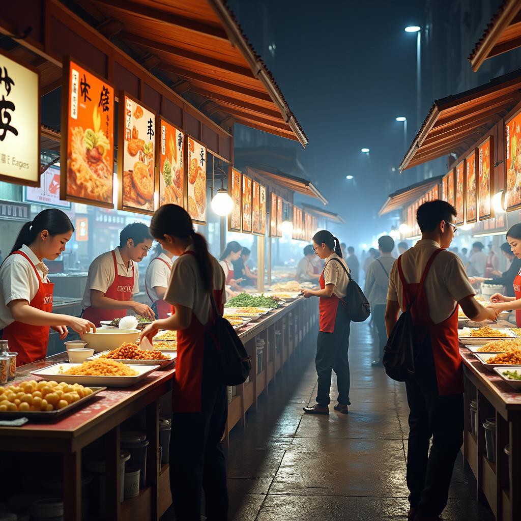 Exploring Tokyo street food scene with a 360 interactive tour