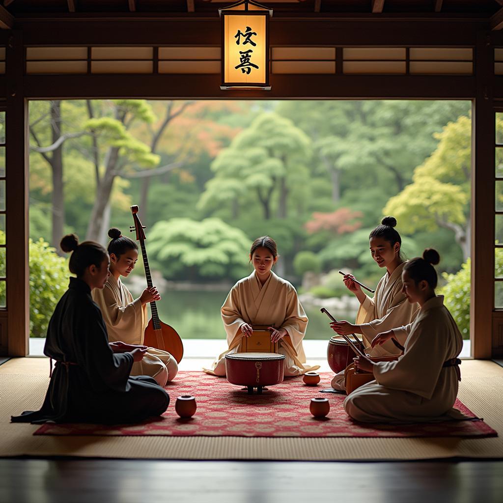 Traditional Japanese Music Performance