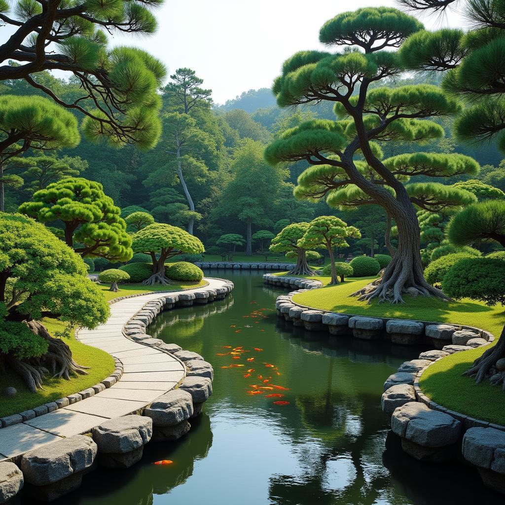 Serene Japanese Garden