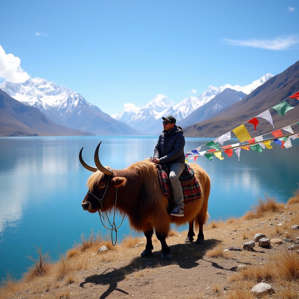 Yak Ride at Tsomgo Lake, Sikkim