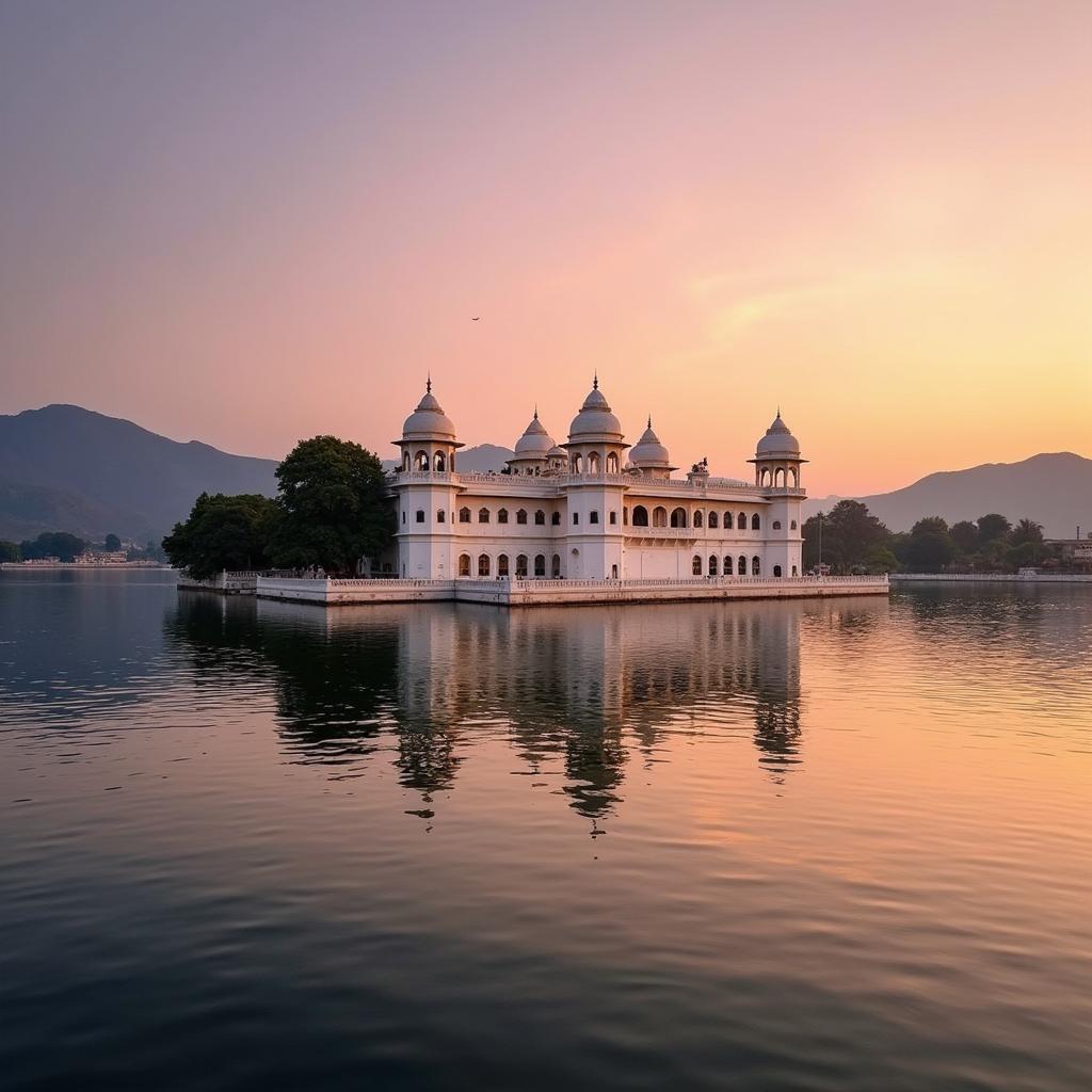 Udaipur Lake Palace at Sunset