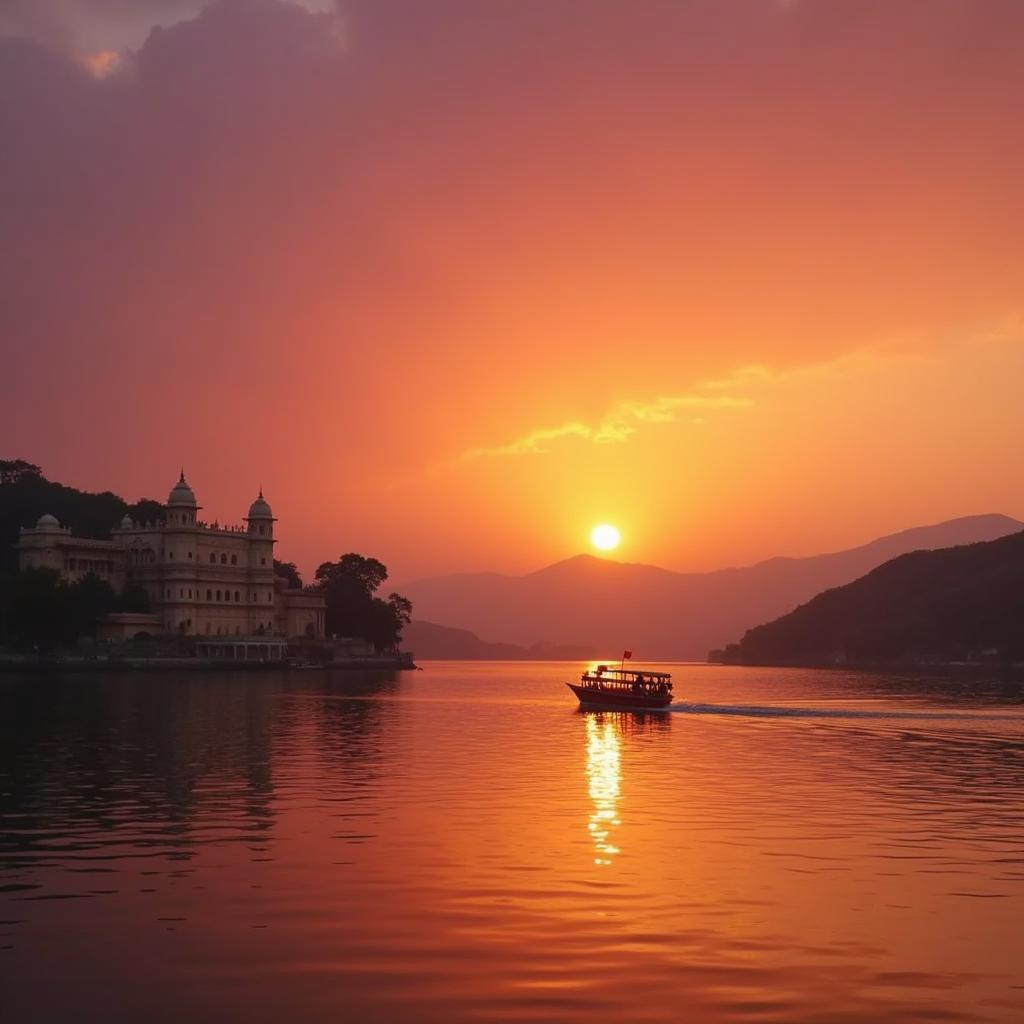 Udaipur Lake Pichola Sunset