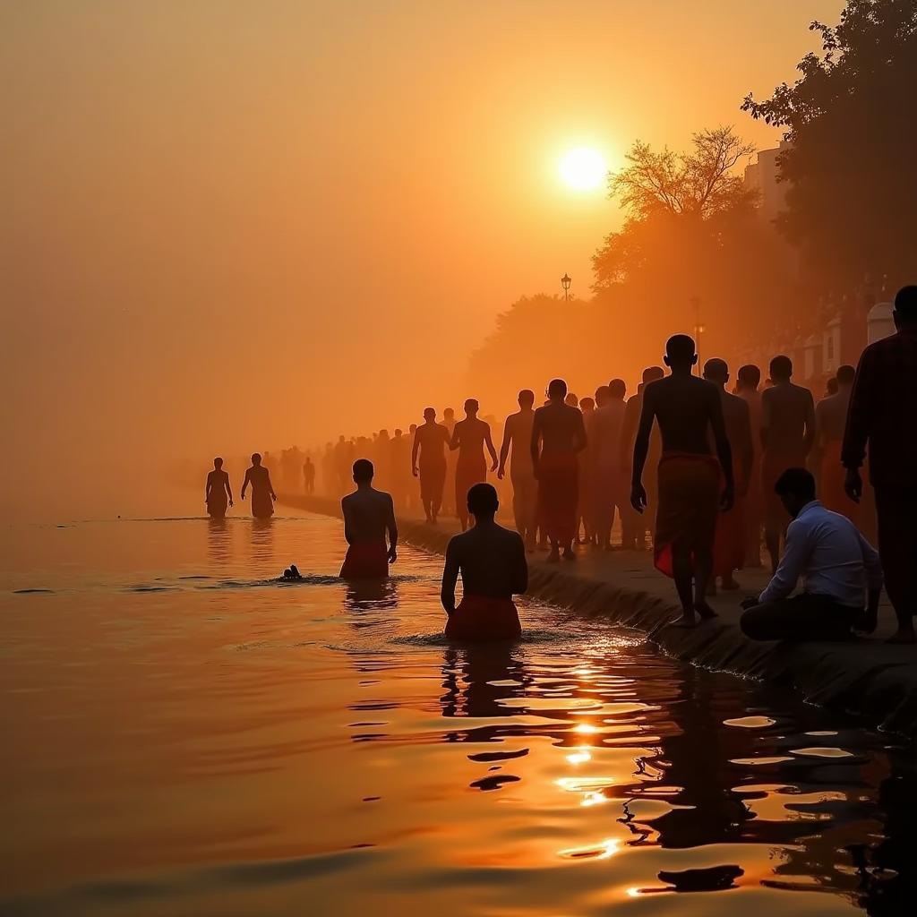 Sunrise at Varanasi Ghats