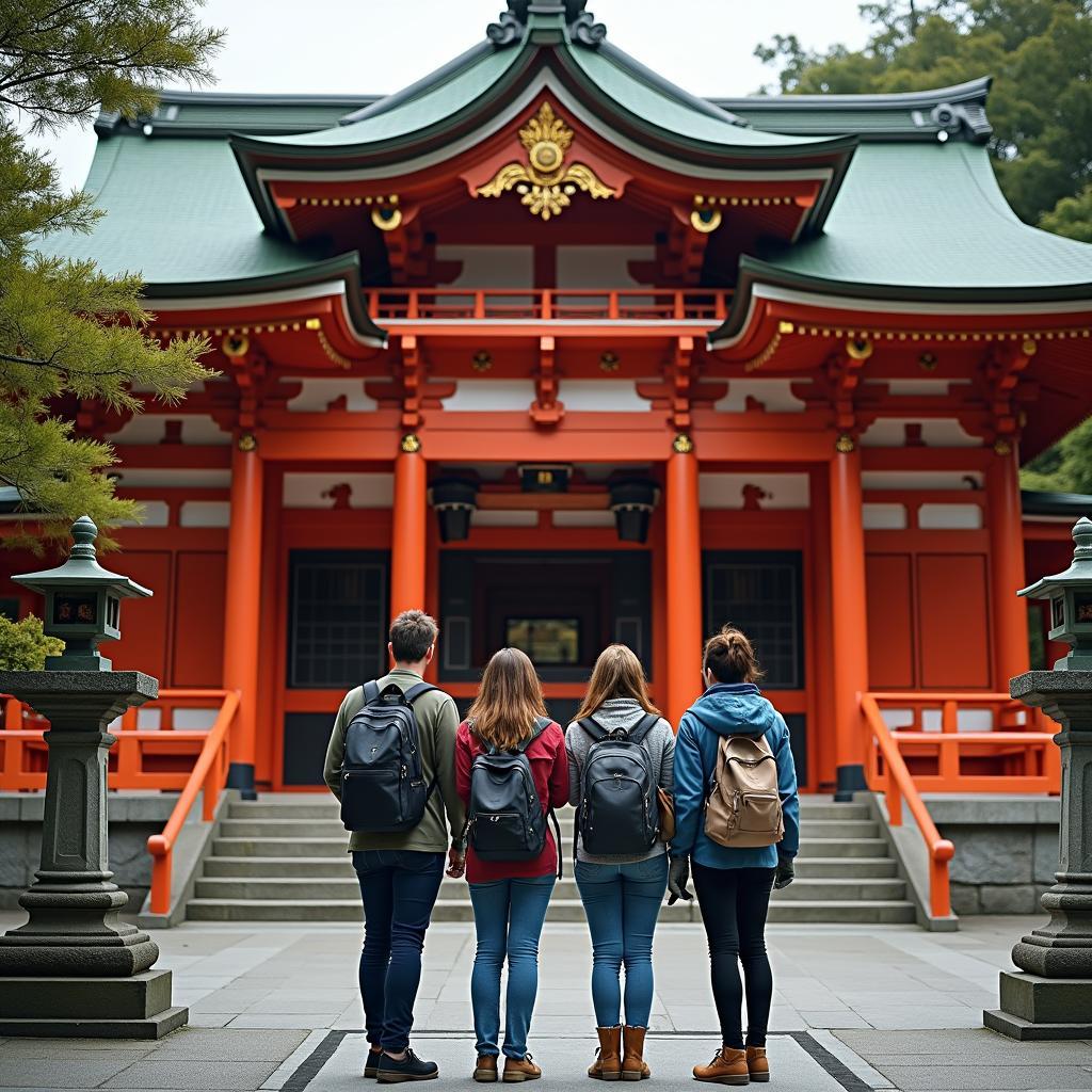 Visiting a Shinto Shrine with Misbah Ul Hoda Tours