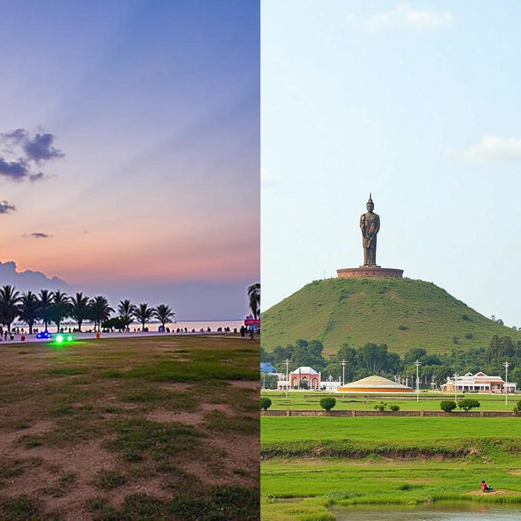 Vizag's scenic RK beach and Kailasagiri Hill Park