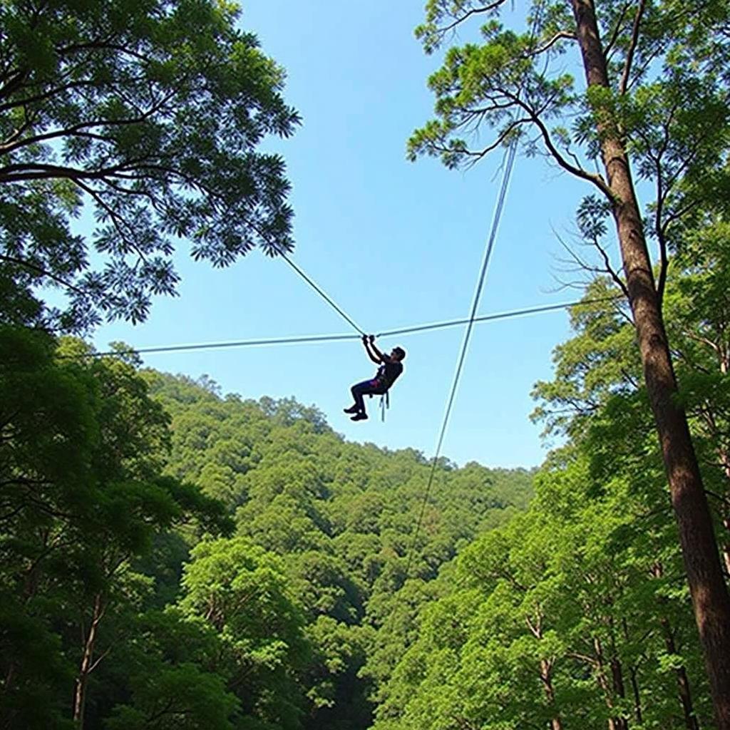 Ziplining Adventure in Wayanad