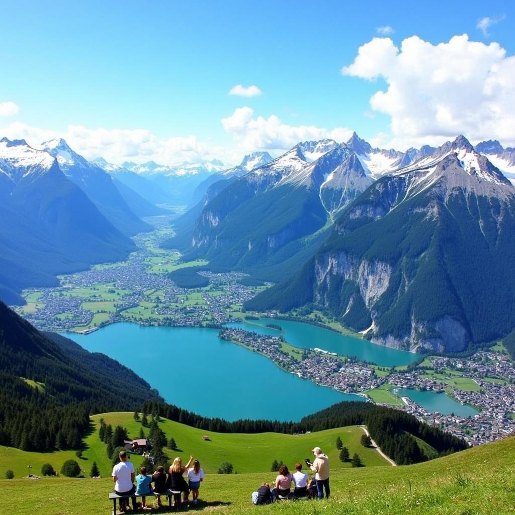 Zurich day tour showcasing breathtaking alpine scenery