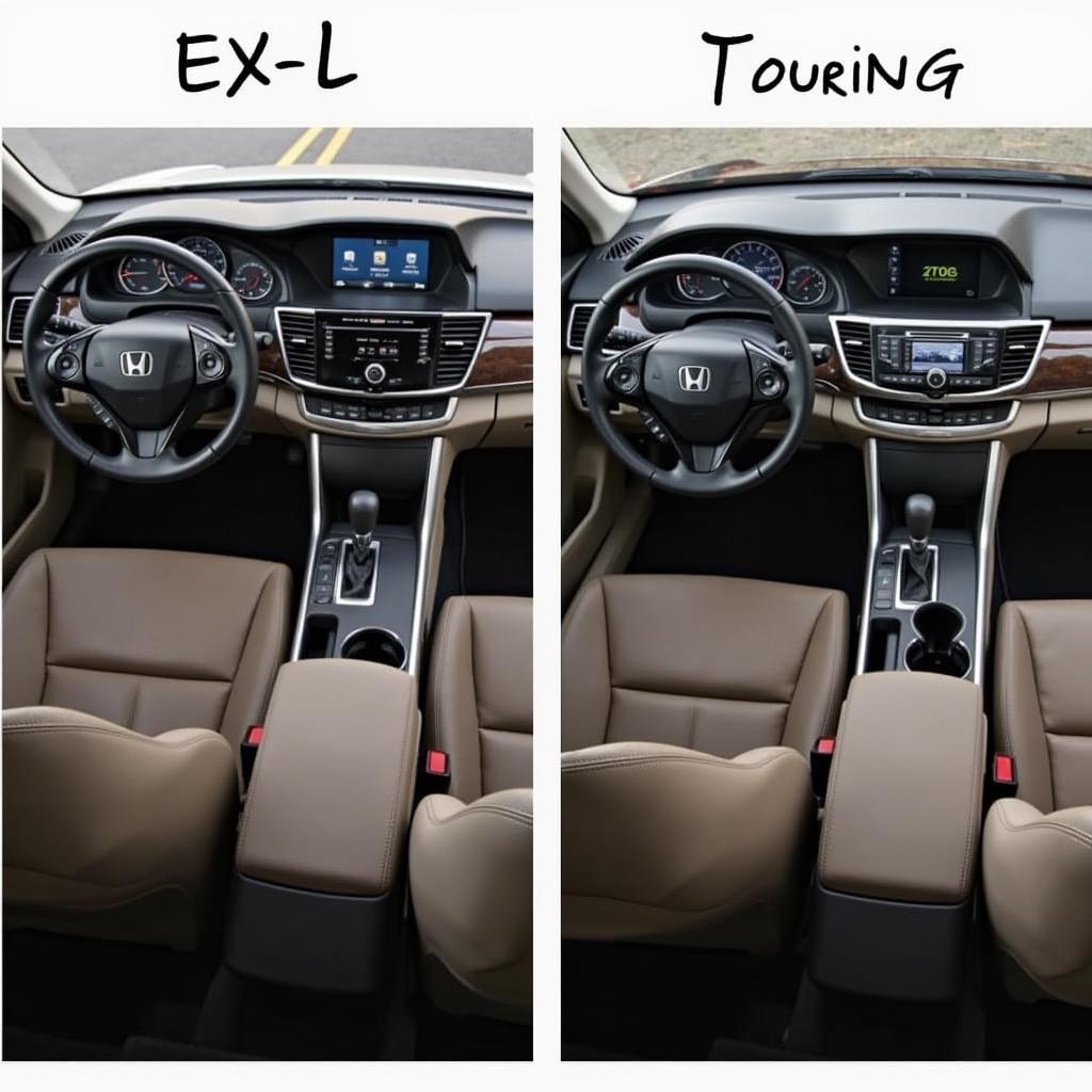 2015 Honda Accord EX-L and Touring Interior Comparison