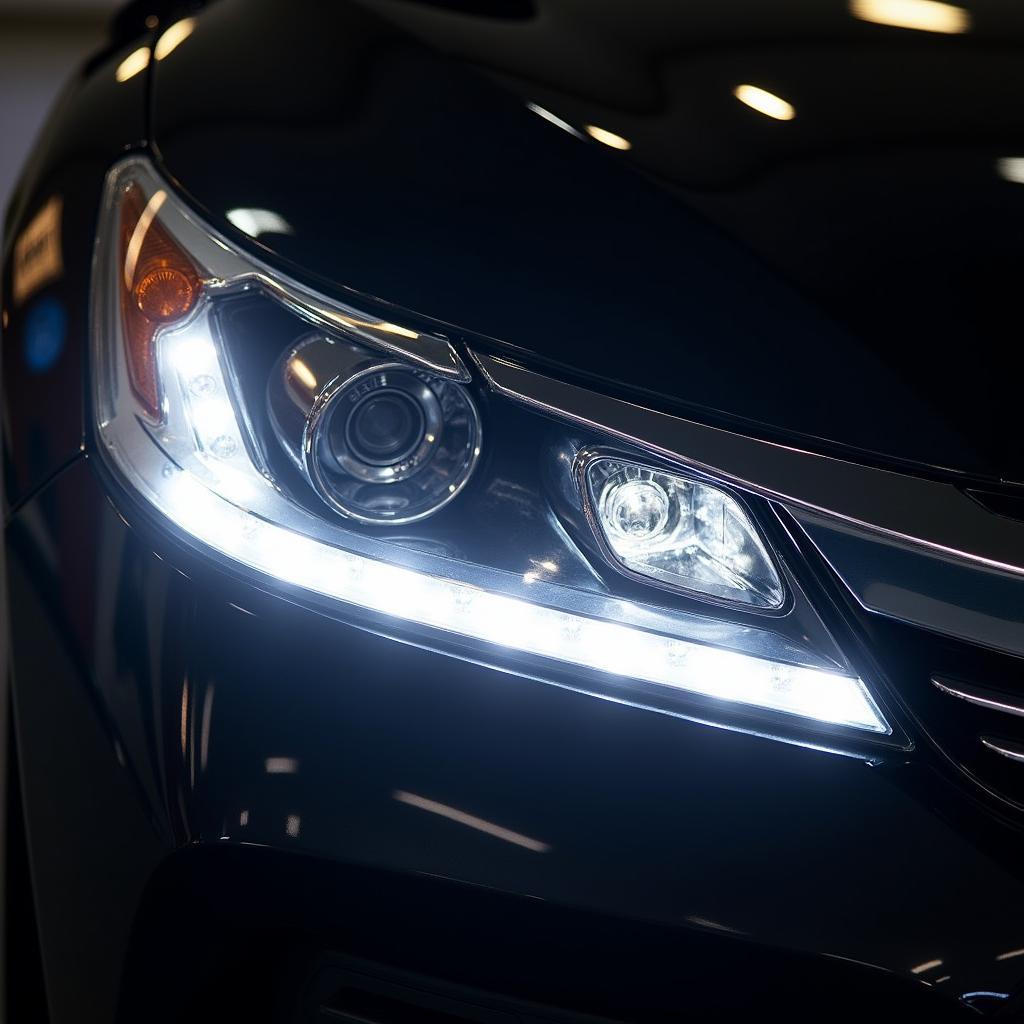 2016 Honda Accord Touring LED Headlights Close-up