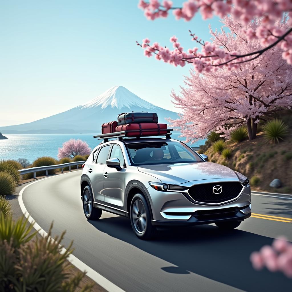 2018 Mazda CX-5 Grand Touring on a scenic Japanese road trip